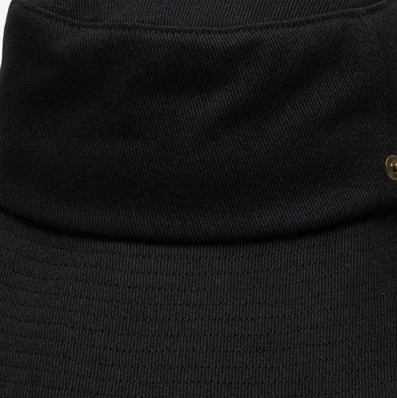 New Wyeth Birdie UPF 50 Sun Rated Packable Black Strap Bucket Hat One Size NWT main image 9